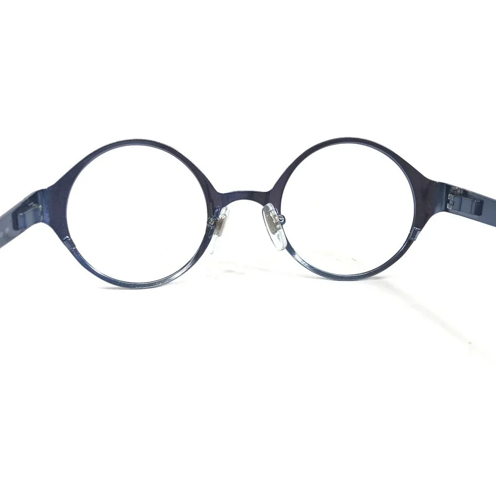 DKNY Eyeglasses Frames DY5019 1094/87 Shiny Blue Round Full Rim 43-23-135